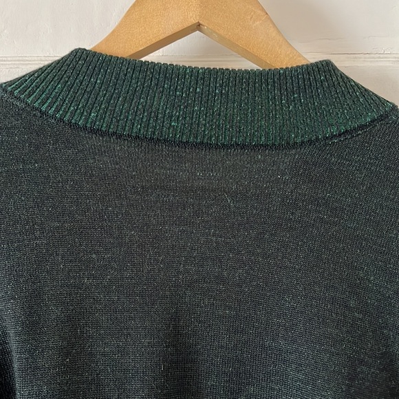 Host Pick ๐ฅ CREA CONCEPT cropped open cardigan, dark green wool NWT - Picture 4 of 11
